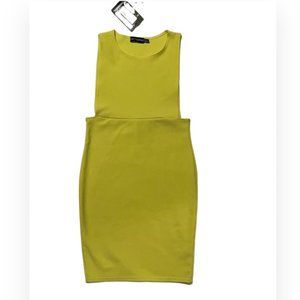 Neon Yellow Mini Dress
